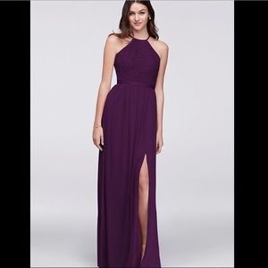 Plum colored chiffon dress!